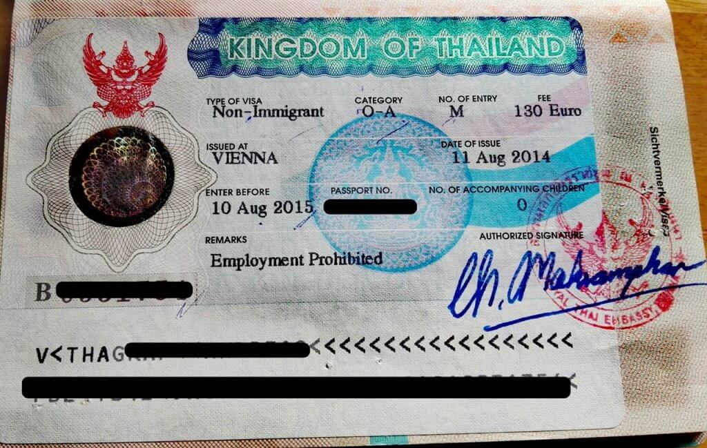 Thailand-visum-nonimmoa-m