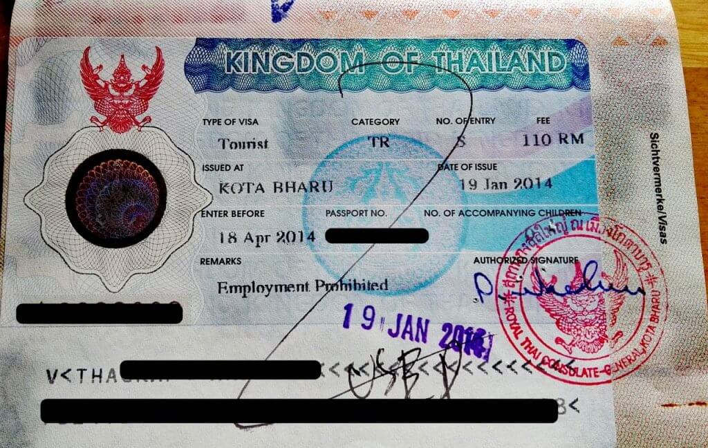 Thailand-visum-tourist-visum