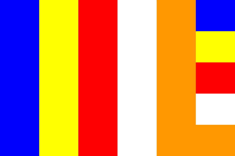 Internationale buddhistische flagge 3