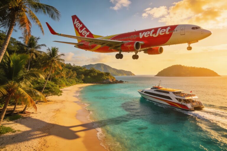 Vietjet startet Fly2Ferry: Mit einem Ticket von Bangkok nach Koh Phangan
