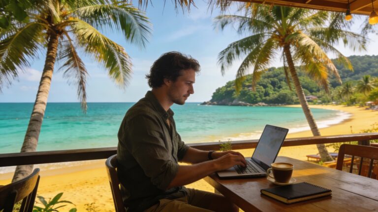 Arbeiten auf Koh Phangan