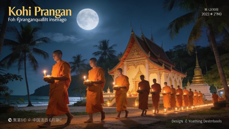 Der Vollmond des Hirsches auf Koh Phangan &ndash; Buddhistischer Feiertag Asanha Bucha