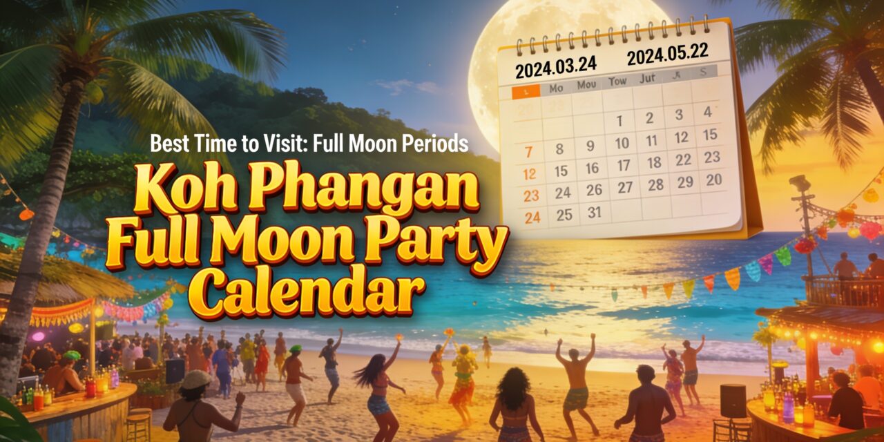 Koh Phangan Party &ndash; Wann findet die beste Full Moon Party statt?