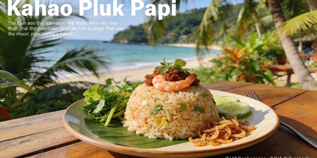 Khao Kluk Kapi &ndash; Rezept f&uuml;r Fried Rice mit Shrimp Paste