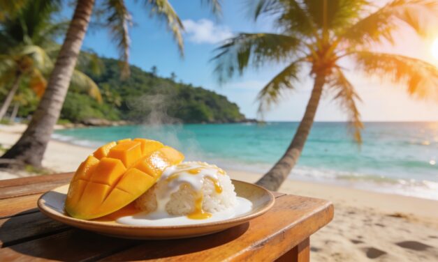 Mango Sticky Rice &ndash; Rezept f&uuml;r Klebereis mit Mango
