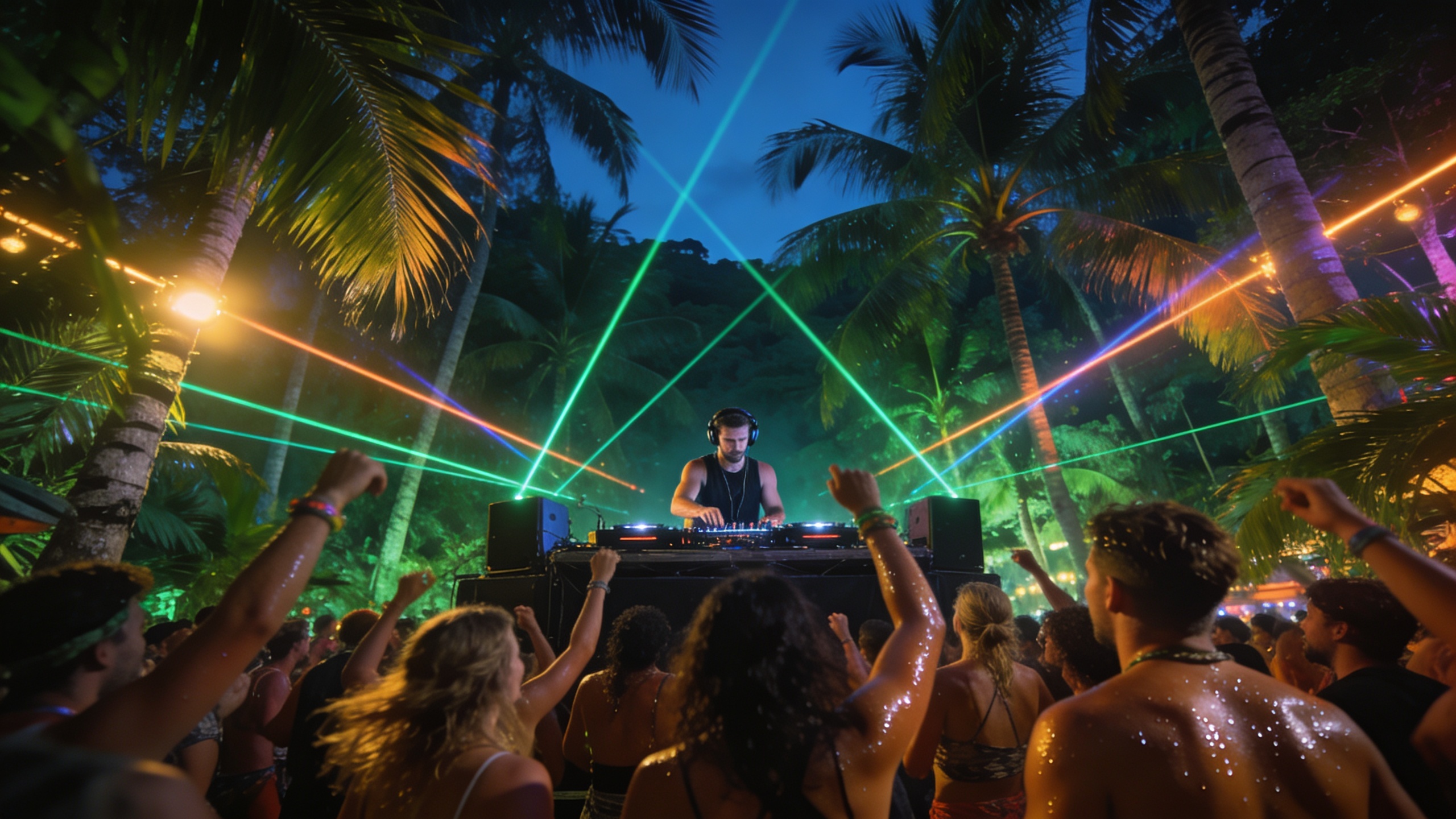 Jungle experience party auf koh phangan &ndash; pre-party zur full moon party